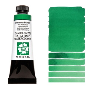 Daniel Smith Extra Fine Watercolor 15ml - Permanent Green