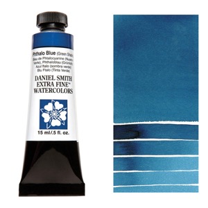 Daniel Smith Extra Fine Watercolor 15ml - Phthalo Blue (Green Shade)