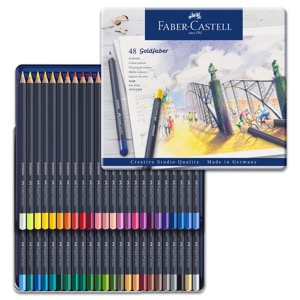 Faber-Castell Goldfaber Color Pencil - 48 Tin Set