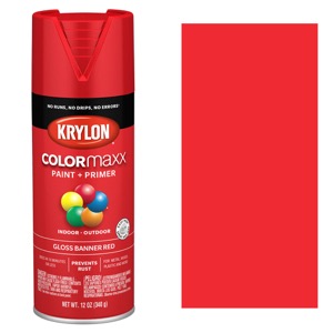 Krylon COLORmaxx Spray Paint Gloss Banner Red