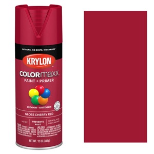 Krylon COLORmaxx Spray Paint Gloss Cherry Red