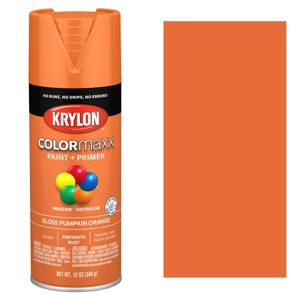 Krylon COLORmaxx Spray Paint Gloss Pumpkin Orange