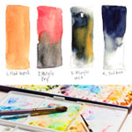 Live Online Class: Watercolor Basics with Anne Kupillas 10/11