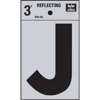 3" Vinyl Letter Reflective "J"