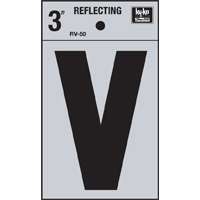 3" Vinyl Letter Reflective "V"