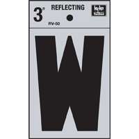 3" Vinyl Letter Reflective "W"