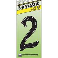 4" 3-D Plastic House Number #2