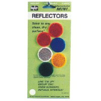 1.5" Round Multi Color Reflector