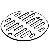 3-5/16" SHOWER DRAIN GRID CHROME