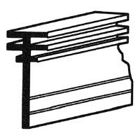 SHOWER DOOR SWEEP VINYL 3/4"X36"