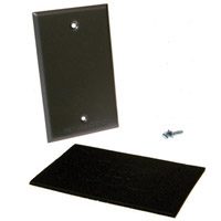 1 GANG BLANK COVER W/P GRAY