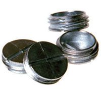 1/2" THREADED BOX PLUG GREY PK3