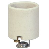 PORCELAIN LAMP SOCKET 1/8" LOOP
