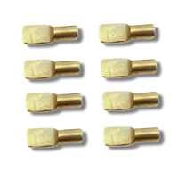 1/4" Brass Shelf Support Peg Pack of 8