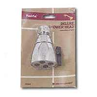 SHOWER HEAD ADJ SOLID BRASS