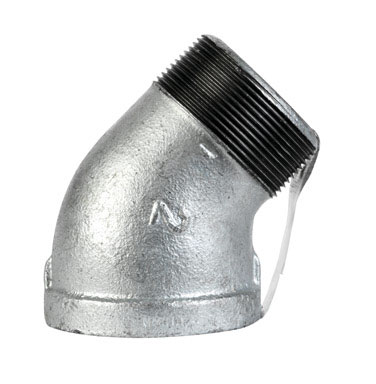 GALV 2" STREET 45 ELBOW