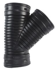 ADS 4" CORRUGATED 45 WYE HXHXH