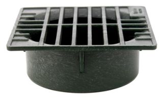 S&D 4" X 5" SQ DRAIN GRATE GREEN