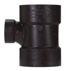 ABS 3X3X1-1/2" RED SAN TEE HXHXH