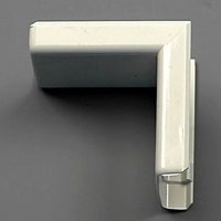 WIREMOLD NM7 INSIDE WHITE ELBOW