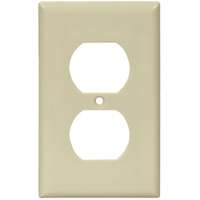 1 GANG DUPLEX RECEPT PLATE IVORY