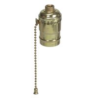 PULL CHAIN SOCKET BRASS