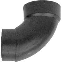 ABS 3" STREET 90 ELBOW HXSPG