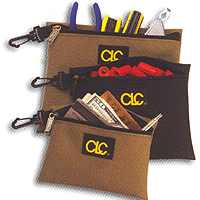 MULTIPURPOSE ZIP BAG W/CLIPS PK3