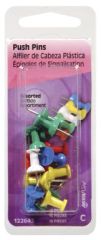 Assorted Push Pins Pack of 16