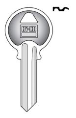 KEYBLANK YALE COLORHEAD