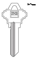 SC 20 KEYBLANK SCHLAGE LOCK