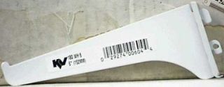 White Bracket 6"