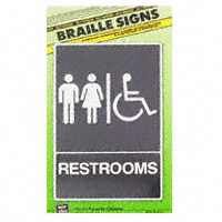 6" x 9" Handicap Restroom Sign
