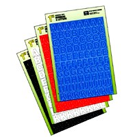 1" Vinyl Letters & Numbers White