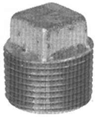 GALV 2" SQUARE HEAD PLUG