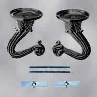 Swag Hooks Black Pack of 2