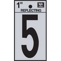 1" Reflective Number "5"