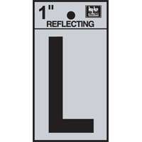 1" Vinyl Letter Reflective "L"