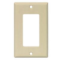 DECORA 1 GANG PLATE IVORY