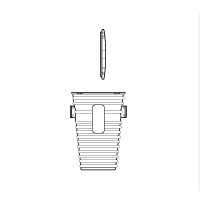 24" SUMP BUCKET W/O LID