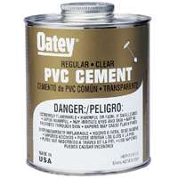 OATEY CLEAR PVC CEMENT LOVOC 4OZ