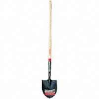 ROUND PNT SHOVEL WOOD HANDLE 48"