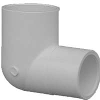PVC 3/4"X1/2" RED ELBOW SXS