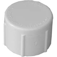PVC 3/4" THREADED CAP