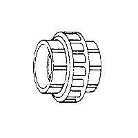 1/2" PVC SCH 80 SLIP UNION