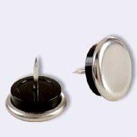 7/8" Metal Nail-On Glides Pack of 4