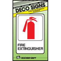 "Fire Extinguisher" Sign Glow 5" x 7"