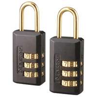 PADLOCK LUGGAGE COMBO 3/4" PK2