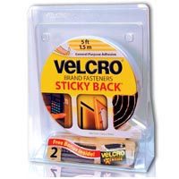 VELCRO STICKY BACK 3/4"X5' BLK