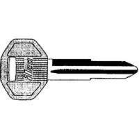 KEYBLANK MITSUBISHI RUBBERHEAD